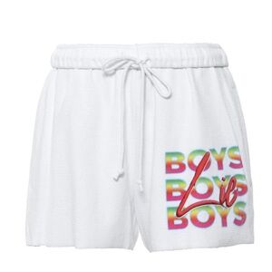 Boys Lie White Gotta Jet Basic Shorts medium nwt